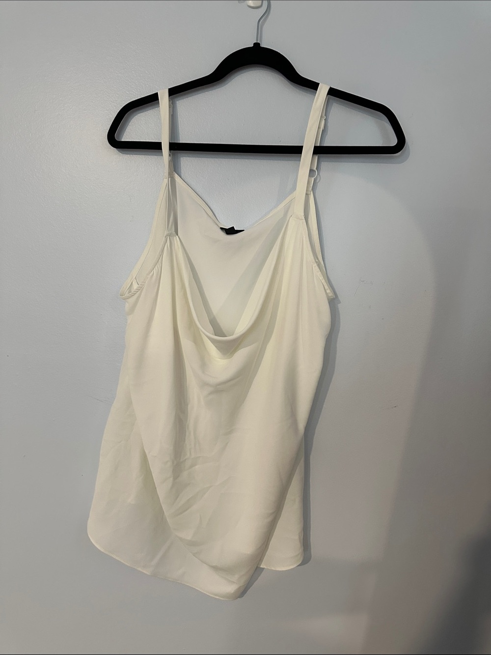 Torrid Cream Cowl Neck Camisole with Adjustable Straps